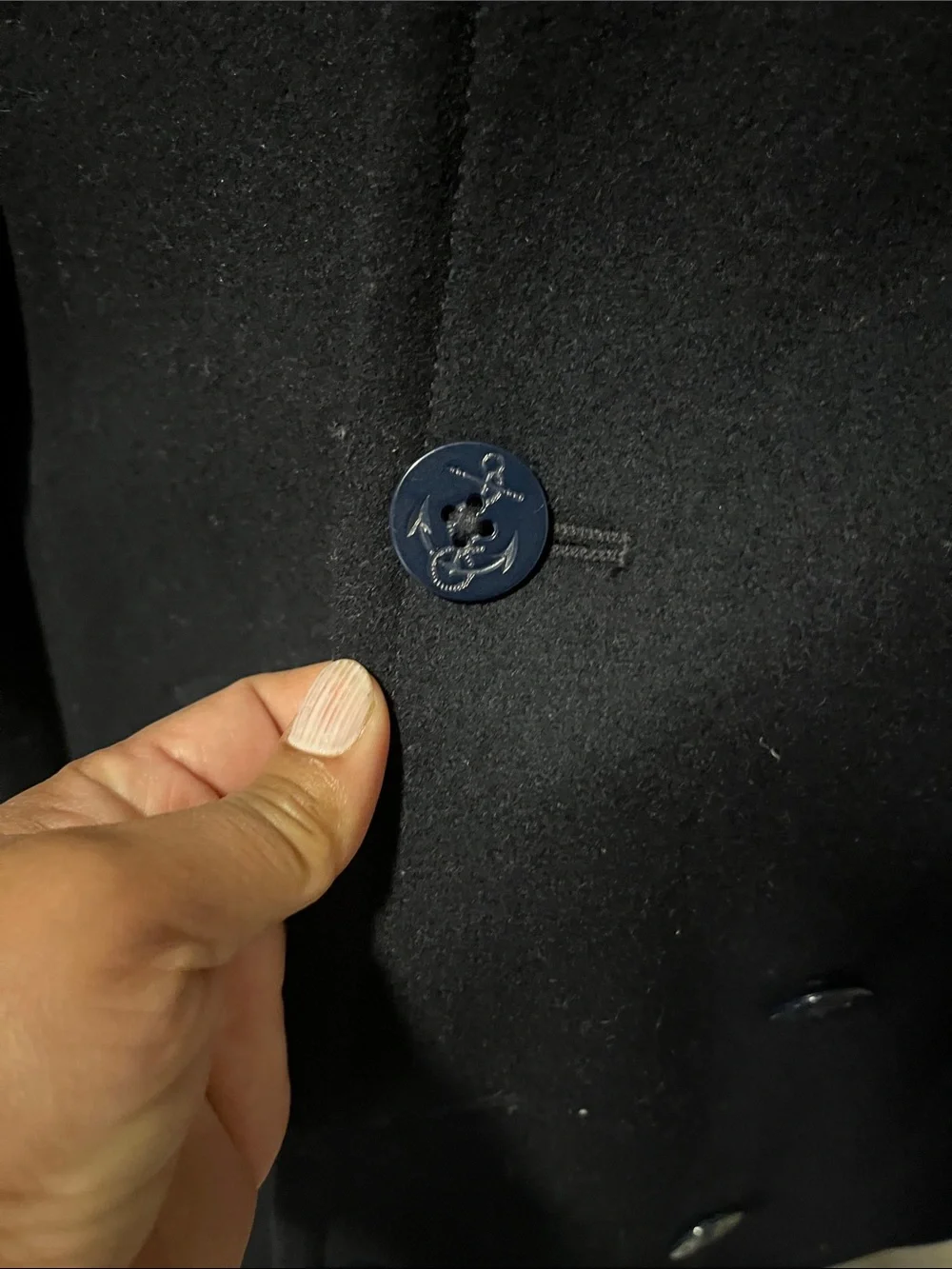 Crewcuts Boys Navy Wool Peacoat